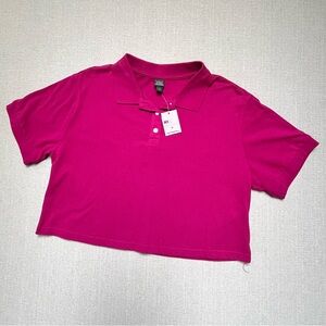 Wild Fable polo crop top